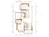 天益城2期_3室2厅2卫 建面91平米