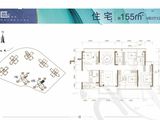 京基御景峯_4室2厅3卫 建面155平米