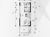 冠昌铂金时代_1室1厅1卫 建面37平米