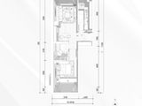 宸悦国际_1室2厅1卫 建面58平米