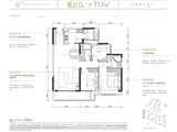 中海新川华府_3室2厅2卫 建面117平米
