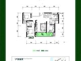 金路花园高城苑_3室2厅2卫 建面110平米