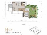 圆中润达丰滨江郦城_3室2厅2卫 建面91平米