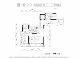 万科四季都会_3室2厅2卫 建面107平米