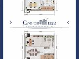 桂民投总部基地_C户型 建面132平米