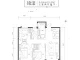 山钢铭著_3室2厅2卫 建面106平米